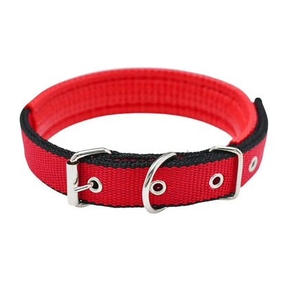 Dog Collars，Nylon，Adjustable Dog Neck Circle，Long-Lasting Pet Neck Strap，With Traction Ring，Teddy Keji Pitbull，Pet Supplies